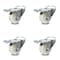 Service Caster 3 Inch Nylon Wheel Swivel Bolt Hole Caster Set with Total Lock Brake SCC SCC-BHTTL20S314-NYS-4 - alternate 1